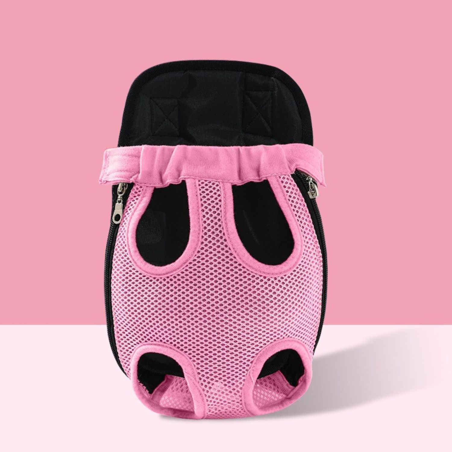 Huisdier Avonturenpakket roze huisdier draagtas met ademend mesh